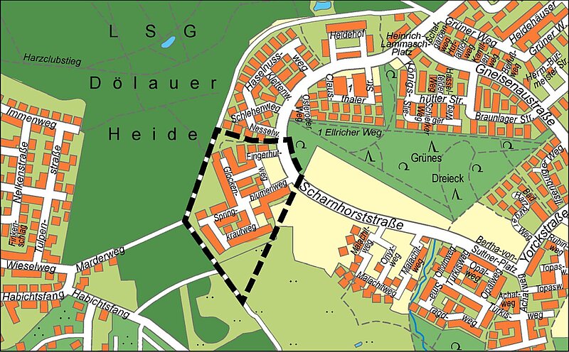 Bebauungsplan Nr 32 8 Heide Süd Halle Saale Händelstadt