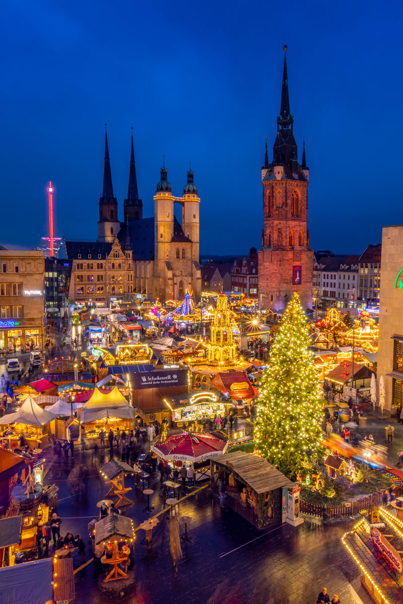 Blick auf den Weihnachtsmarkt 2019