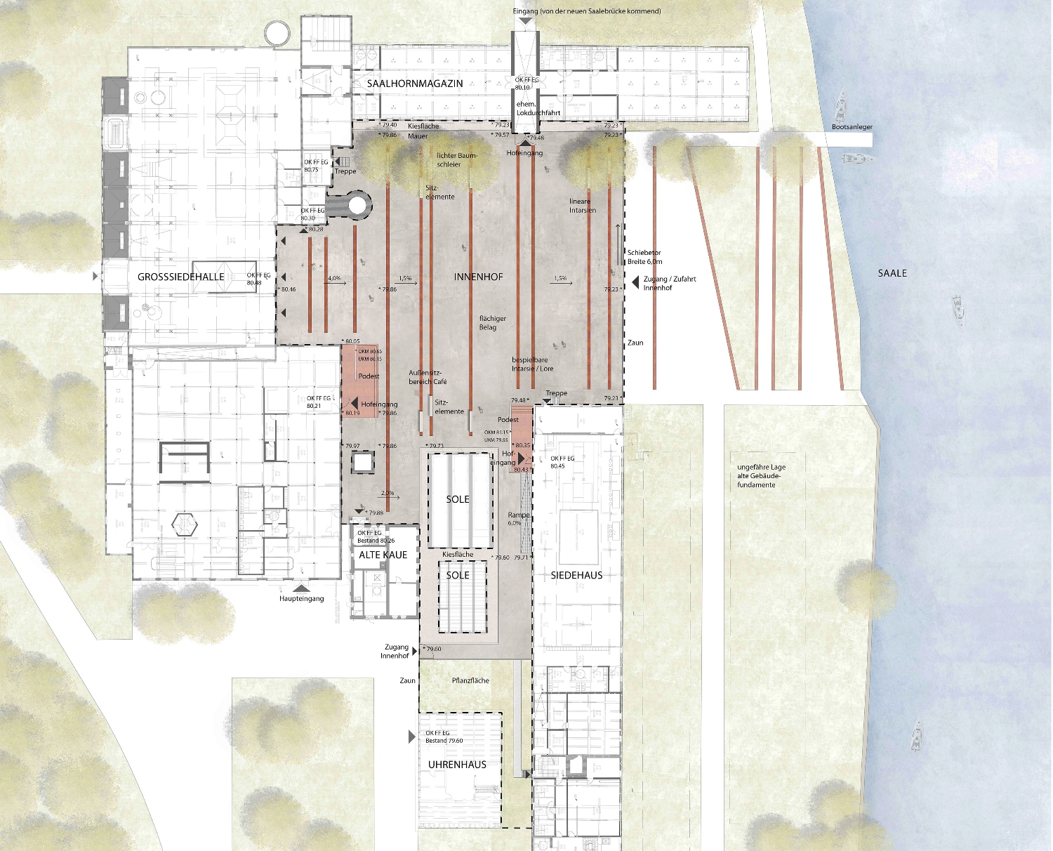 Übersichtplan: Technisches Halloren- und Salinemuseum