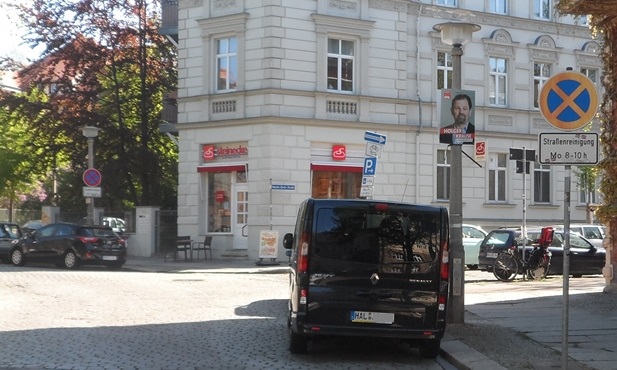 ruhender Verkehr, Bewohnerparken am Thomas-Müntzer-Platz