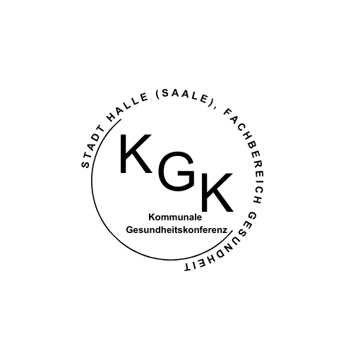 Logo der Kommunalen Gesundheitskonferenz der Stadt Halle (Saale), Fachbereich Gesundheit