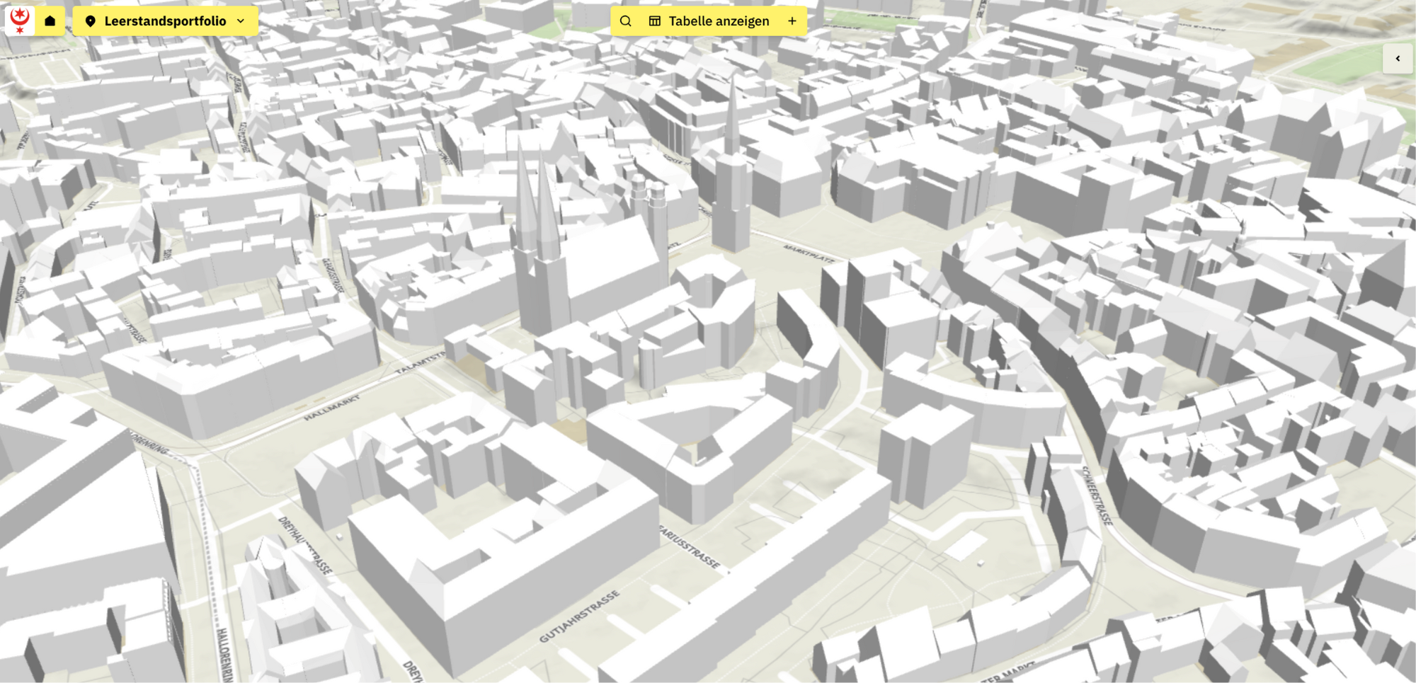 Ausschnitt aus dem Projekt HAL-City in HAL-Plan