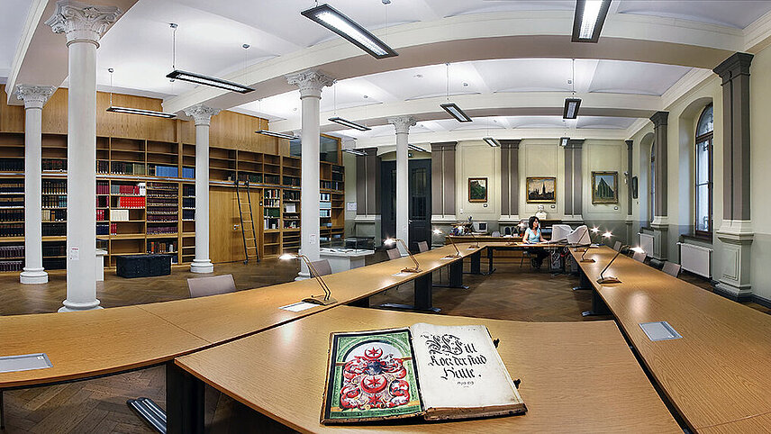 Panoramabild Lesesaal