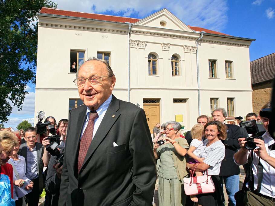Hans-Dietrich Genscher zur Eröffnung Genscher-Geburtshaus am 11.09.2009