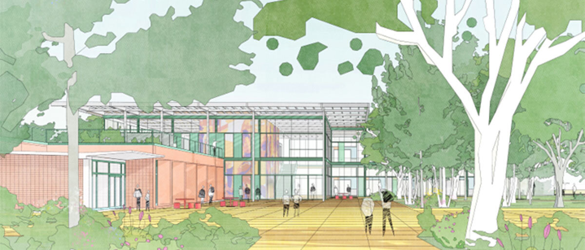 Campus Neustadt - Visualisierung Eingang