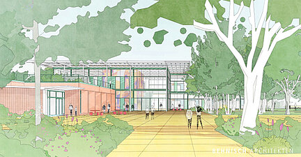 Campus Neustadt - Visualisierung Eingang