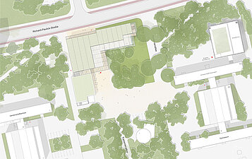 Campus Neustadt - Lageplan ohne Beschriftung