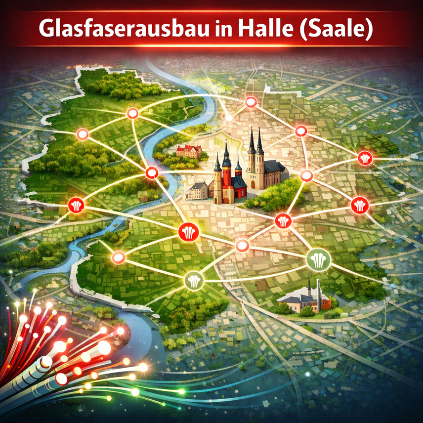 Glasfaser in Halle (Saale)