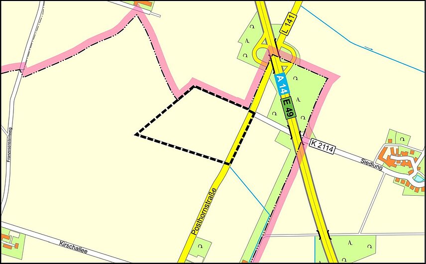 Ausschnitt aus dem Amtlichen Stadtplan Stadt Halle (Saale), Fachbereich Städtebau und Bauordnung, Abteilung Stadtvermessung