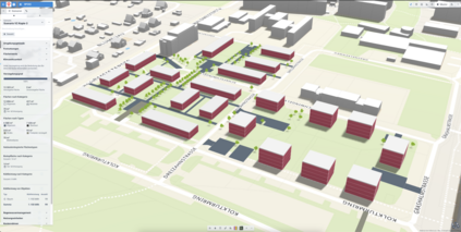 Screenshot aus dem Digitalen Zwilling HAL-Plan der Stadt Halle (Saale). Quelle: Form Follows You, Stadt Halle (Saale)