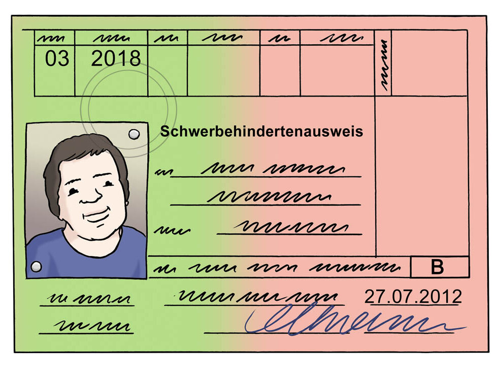 Link zur Infoseite Antrag für Schwerbehindertenausweis
