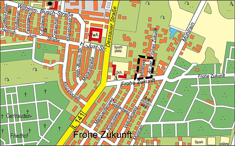 Vorhabenbezogener Bebauungsplan Nr. 127 Wohnbebauung, An der Frohen