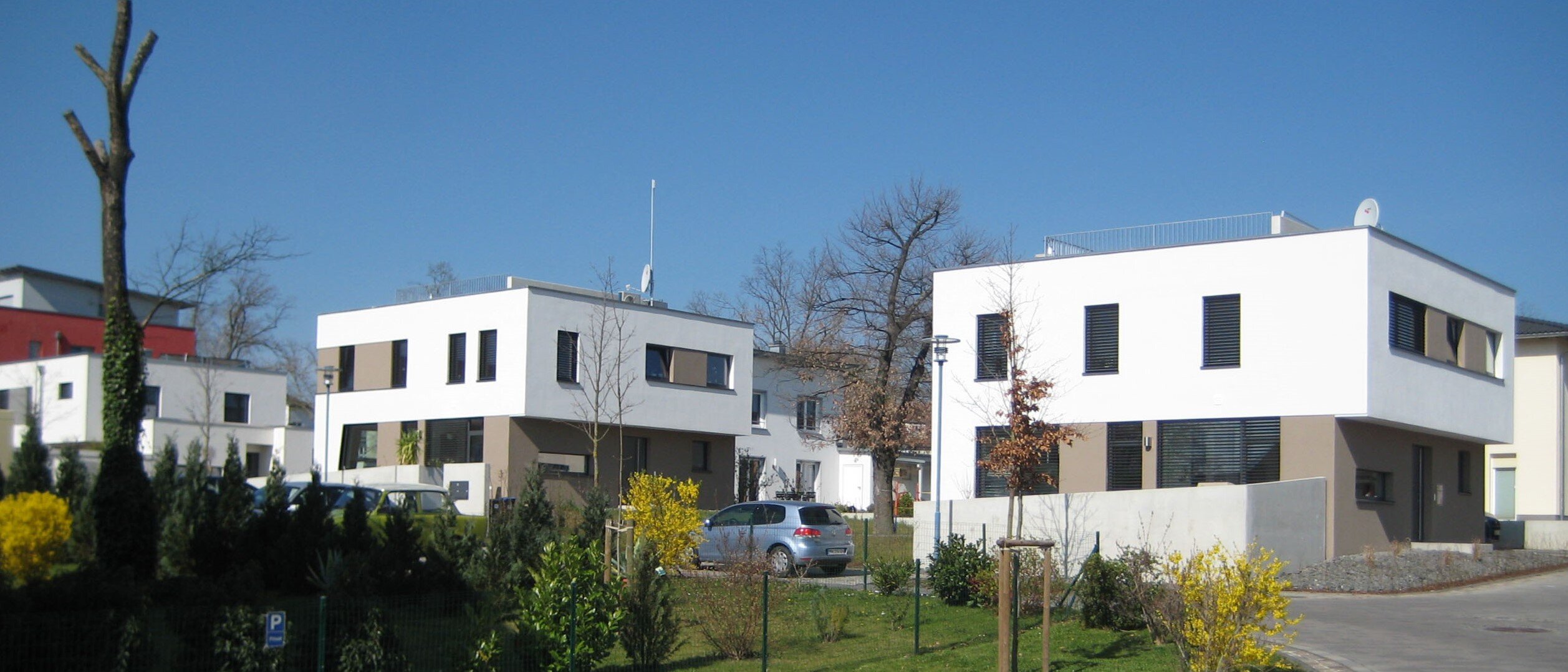 Symbolbild mit Einfamilienhäusern in Heide-Süd
