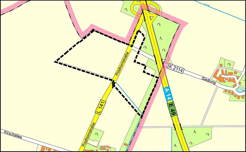 Ausschnitt aus dem Amtlichen Stadtplan Stadt Halle (Saale), Fachbereich Städtebau und Bauordnung, Abteilung Stadtvermessung